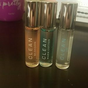 Clean rollerball perfumes